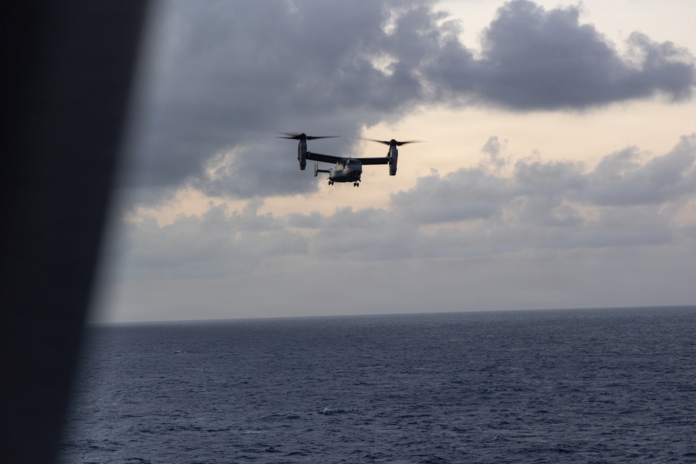 22nd MEU (SOC) | Flight Operations aboard USS Iwo Jima