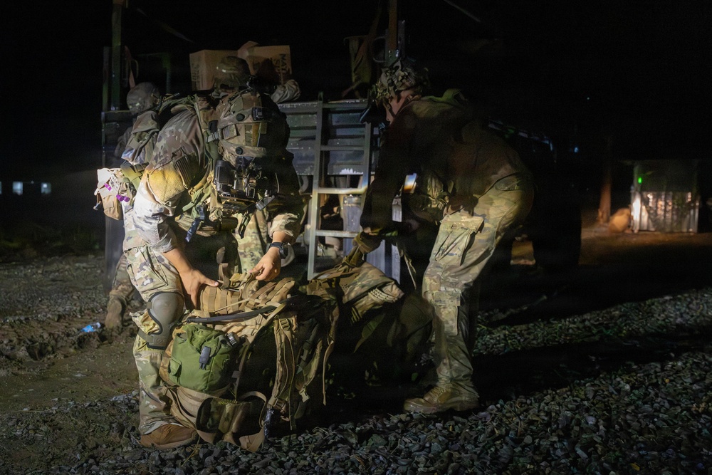 Salaknib 2026: Task Force Saber conducts Night Air Assault with 3rd Mobile Brigade and Philippine Army, 1st Brigade Combat Team