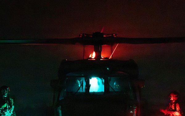 Salaknib 2026: Task Force Saber conducts Night Air Assault with 3rd Mobile Brigade and Philippine Army, 1st Brigade Combat Team