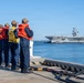 SECWAR, CNO, MCPON welcome home Ford carrier strike group