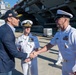 SECWAR, CNO, MCPON welcome home Ford carrier strike group