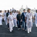 SECWAR, CNO, MCPON welcome home Ford carrier strike group