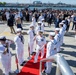 SECWAR, CNO, MCPON welcome home Ford carrier strike group
