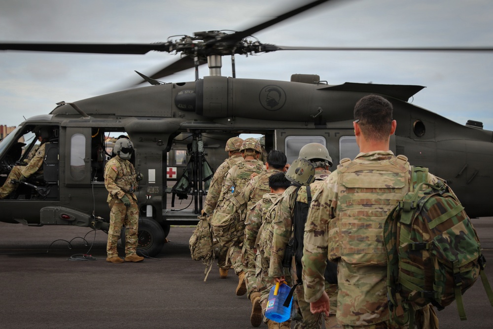 National Guard Response Force conducts critical infrastructure protection exercise on Mt. Kaʻala