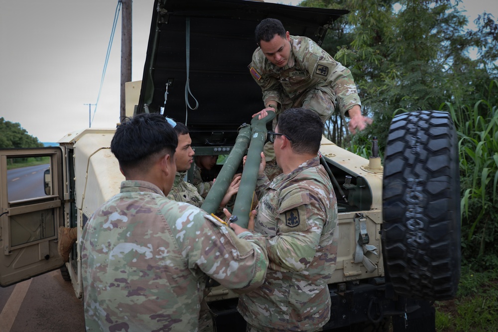National Guard Response Force conducts critical infrastructure protection exercise on Mt. Kaʻala