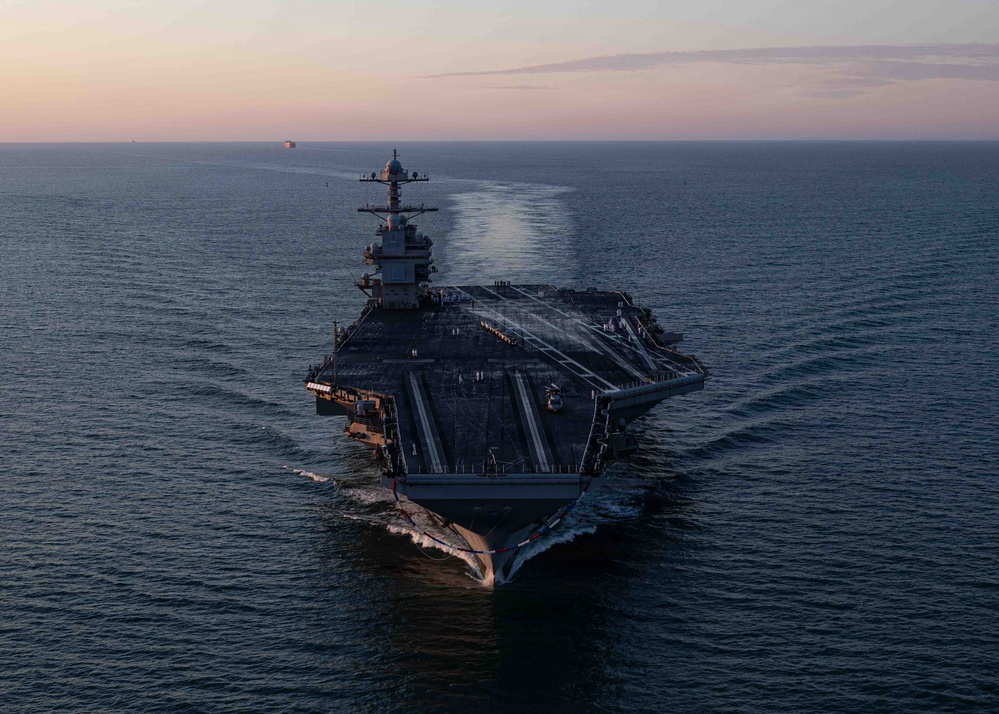 USS Gerald R. Ford (CVN 78) returns from 11-month Deployment
