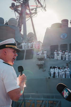 AFN Naples Radio News- USS Gerald R. Ford (CVN 78) and USS Winston Churchill (DDG 81) Visit Marseille And IMCOM Leader Visits USAG Italy