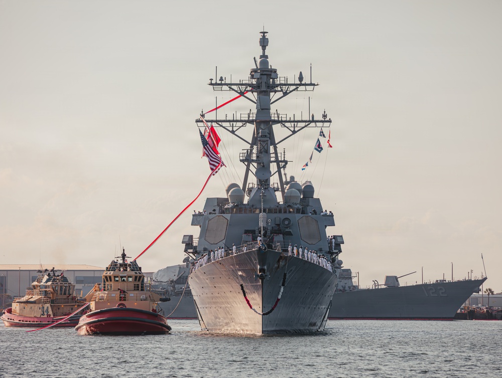 USS Winston S. Churchill (DDG 81) Returns to Naval Station Mayport