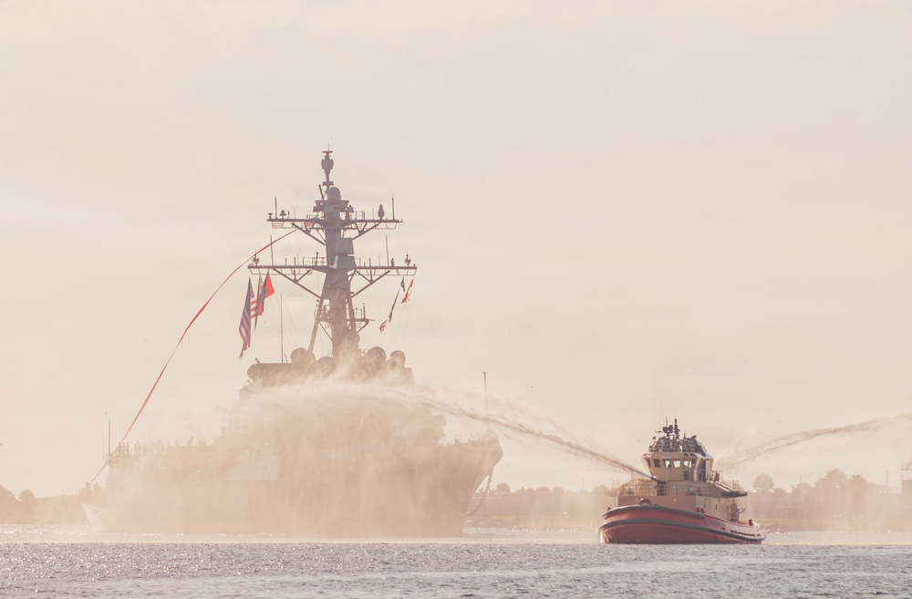 USS Winston S. Churchill (DDG 81) Returns to Naval Station Mayport