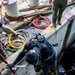 U.S. Navy Divers Conduct Maintenance on USS Iwo Jima (LHD 7)
