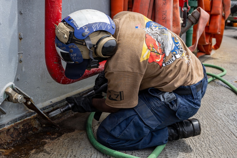 USS Iwo Jima Preservation Work