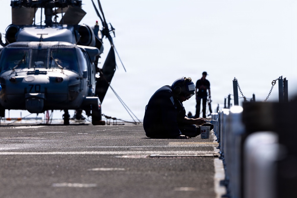 USS Iwo Jima Preservation Work