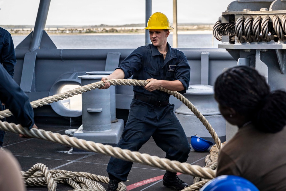 USS Iwo Jima Departs Naval Station Mayport