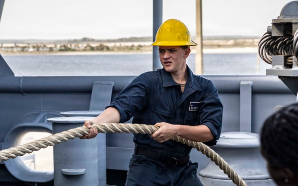 USS Iwo Jima Departs Naval Station Mayport