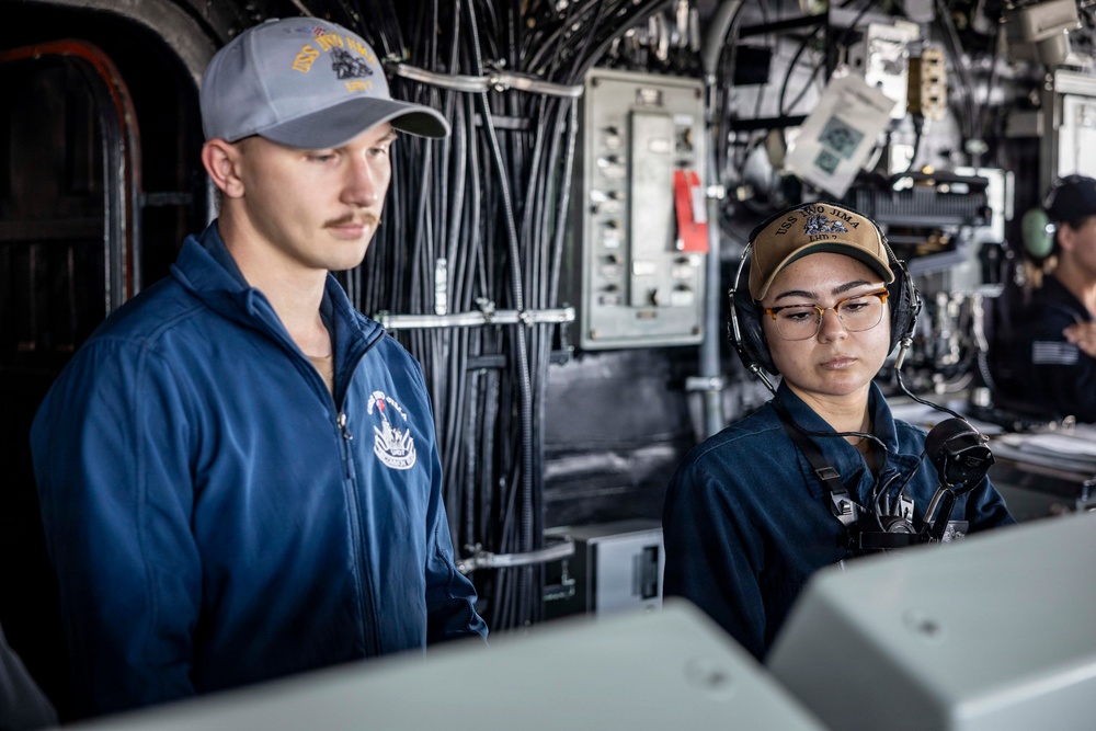 USS Iwo Jima Departs Naval Station Mayport