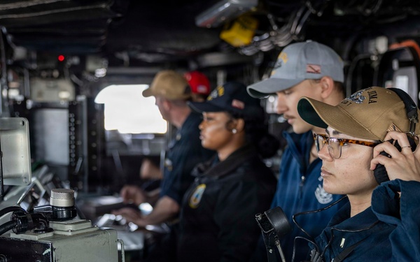 USS Iwo Jima Departs Naval Station Mayport