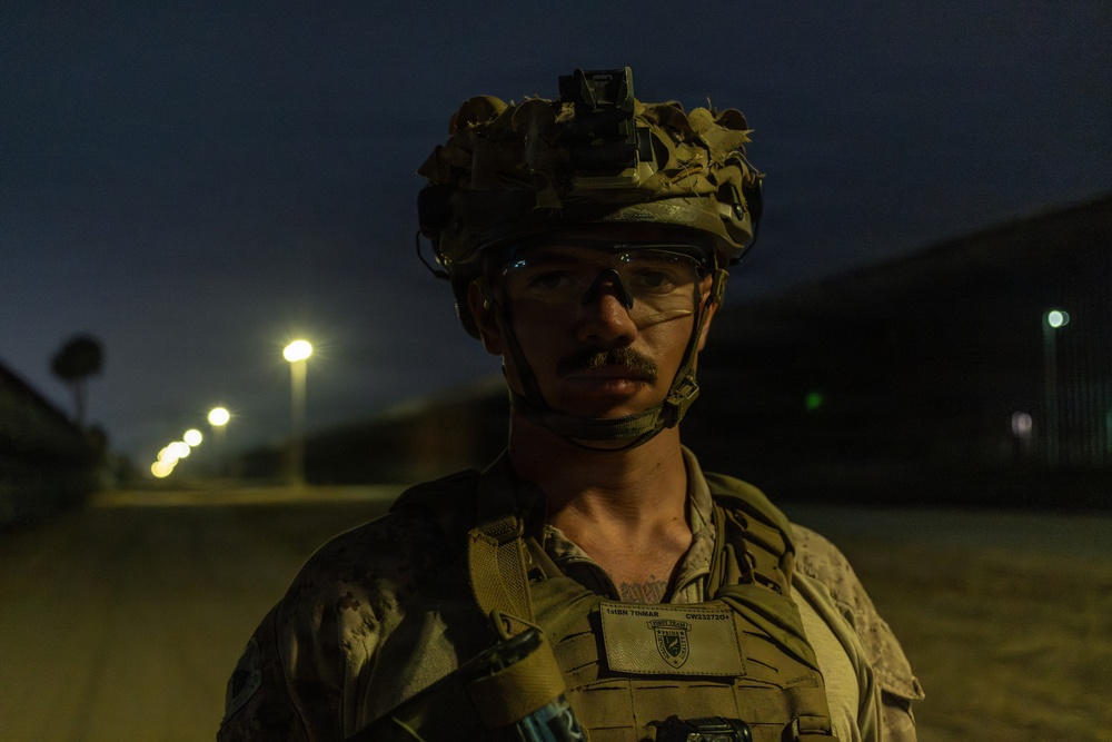 JTF-SB Marine performs routine patrol along Southern Border