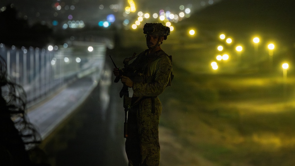 JTF-SB Marine performs routine patrol along Southern Border