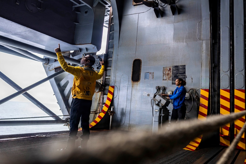 USS Iwo Jima Conducts Daily Operation