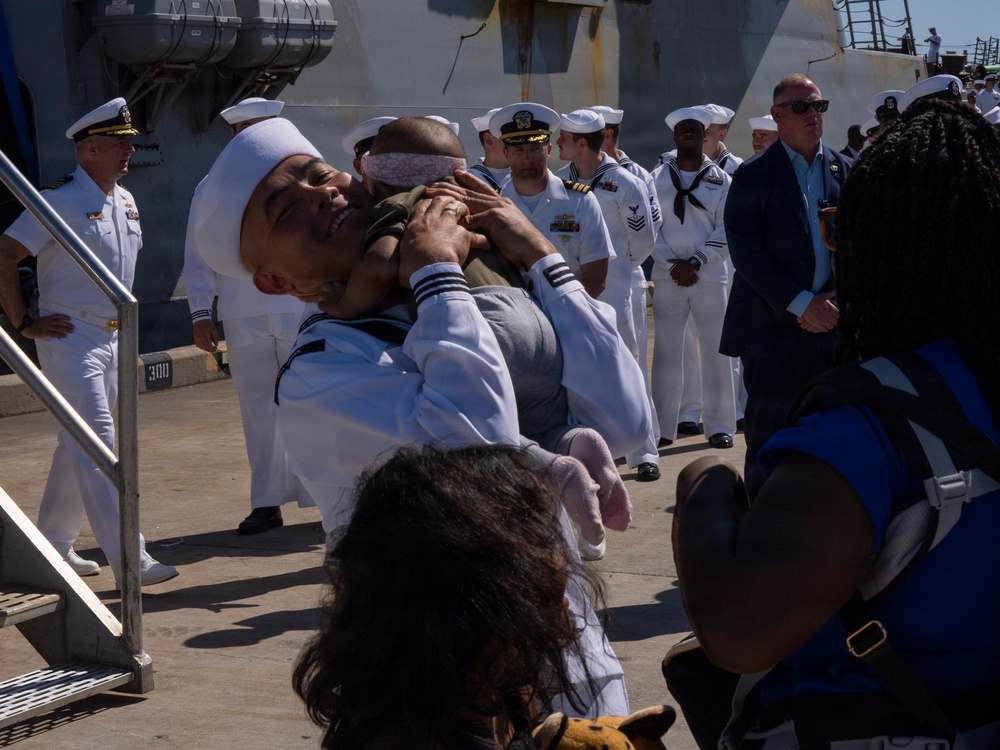 USS Mahan Returns to Naval Station Norfolk Following Successful 11-Month Deployment