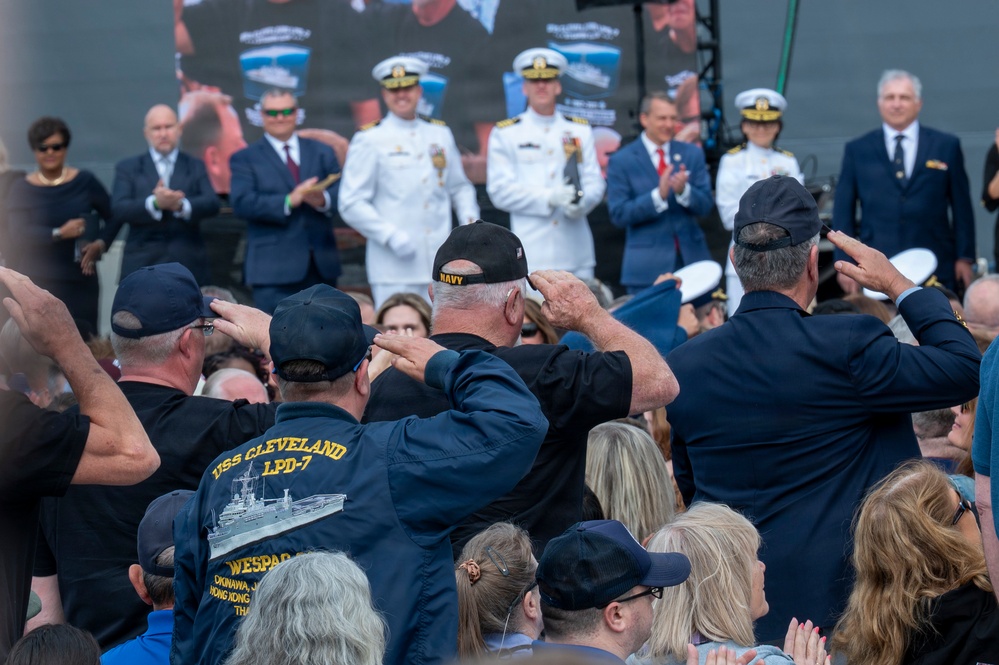 USS Cleveland (LCS 31) commissions in namesake city