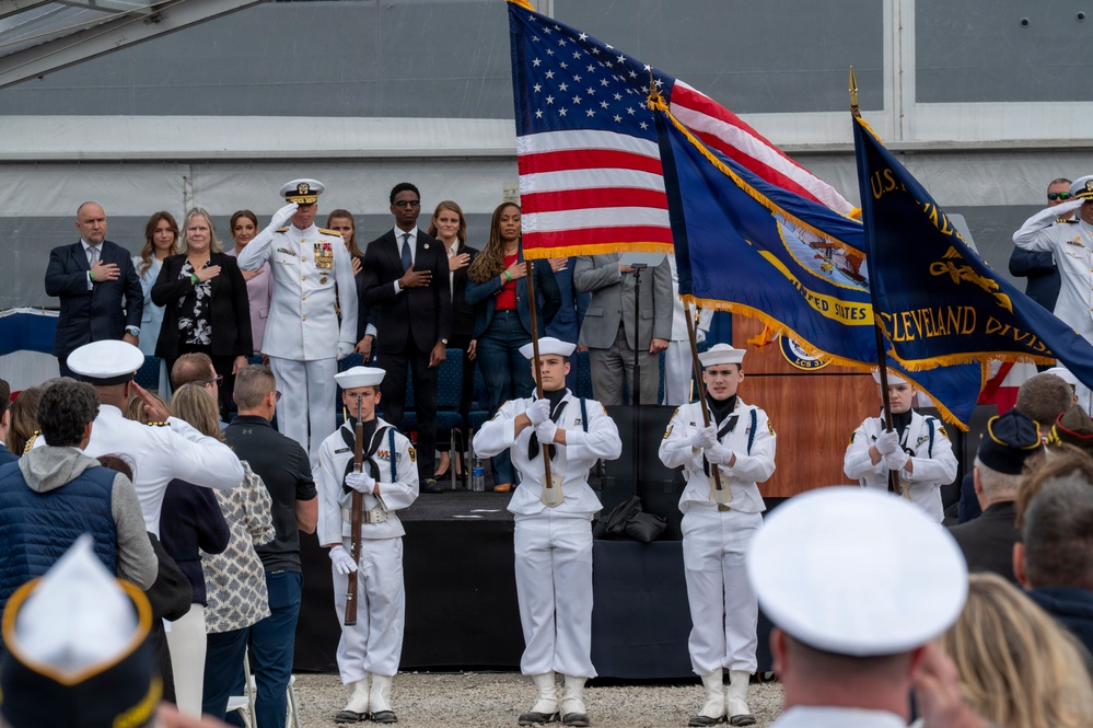 USS Cleveland (LCS 31) commissions in namesake city