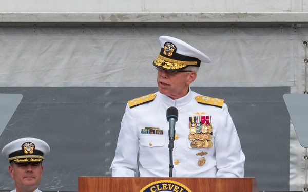 USS Cleveland (LCS 31) commissions in namesake city