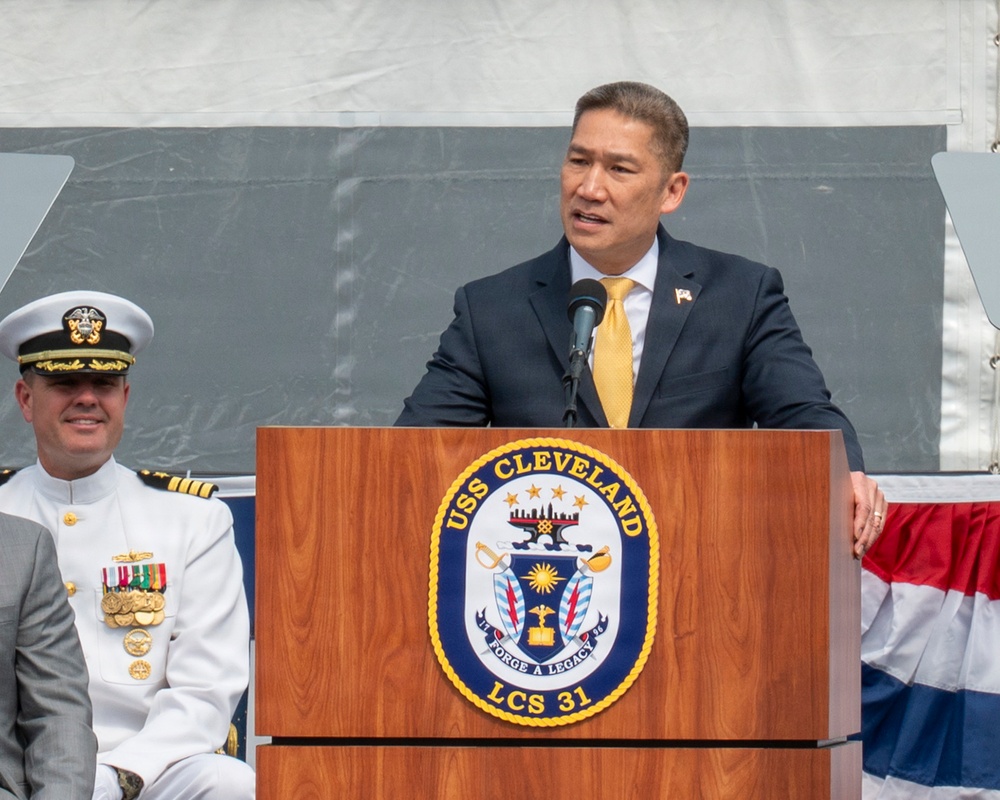 USS Cleveland (LCS 31) commissions in namesake city