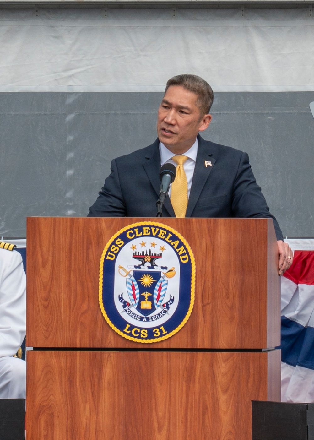 USS Cleveland (LCS 31) commissions in namesake city