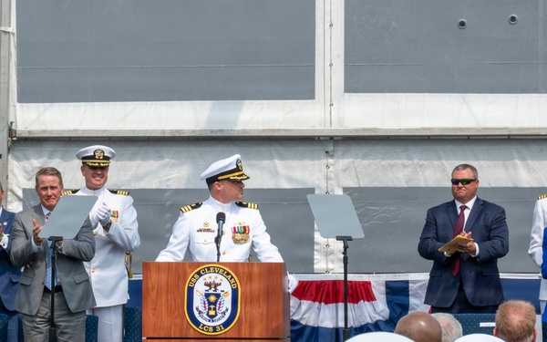 USS Cleveland (LCS 31) commissions in namesake city