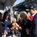 SW, Mrs. Hegseth Welcome Sailors Home