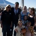 SW, Mrs. Hegseth Welcome Sailors Home