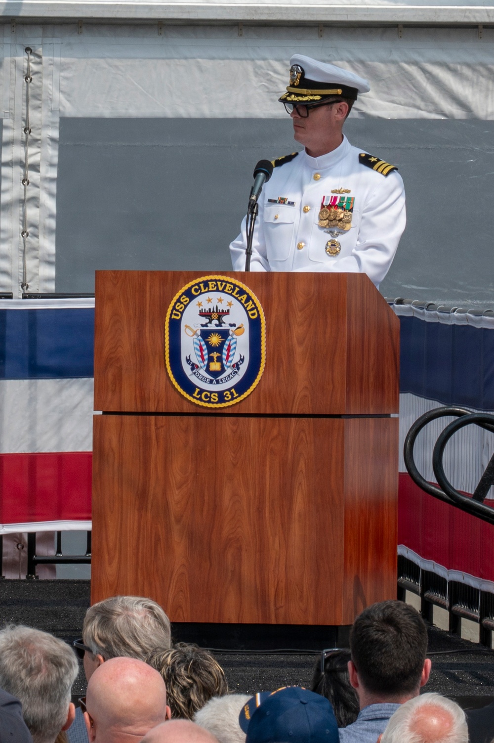 USS Cleveland (LCS 31) commissions in namesake city