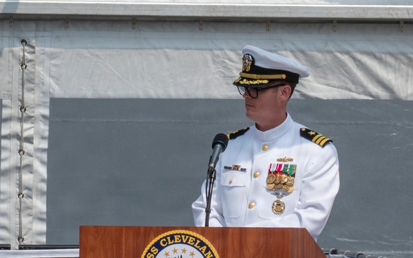 USS Cleveland (LCS 31) commissions in namesake city