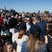 SW, Mrs. Hegseth Welcome Sailors Home