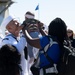 SW, Mrs. Hegseth Welcome Sailors Home