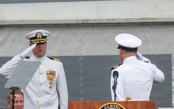USS Cleveland (LCS 31) commissions in namesake city