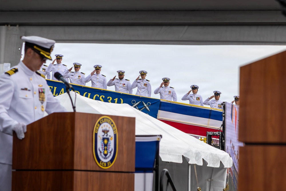 USS Cleveland (LCS 31) Commissions in Namesake City