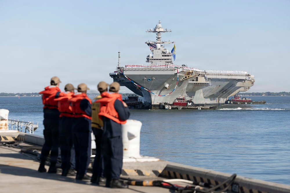 The World's Largest Aircraft Carrier Returns form Historic 11-Month Deployment