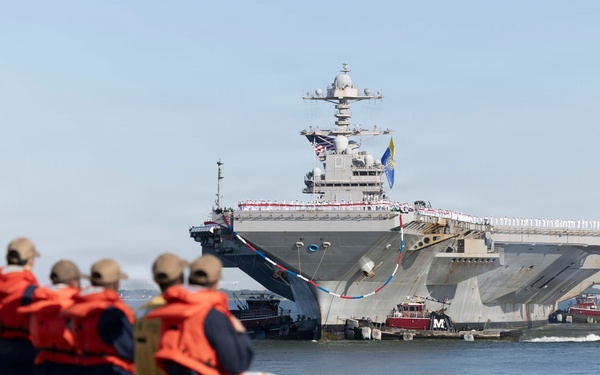 The World's Largest Aircraft Carrier Returns form Historic 11-Month Deployment