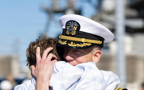 The World's Largest Aircraft Carrier Returns form Historic 11-Month Deployment