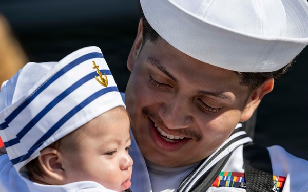 The World's Largest Aircraft Carrier Returns form Historic 11-Month Deployment
