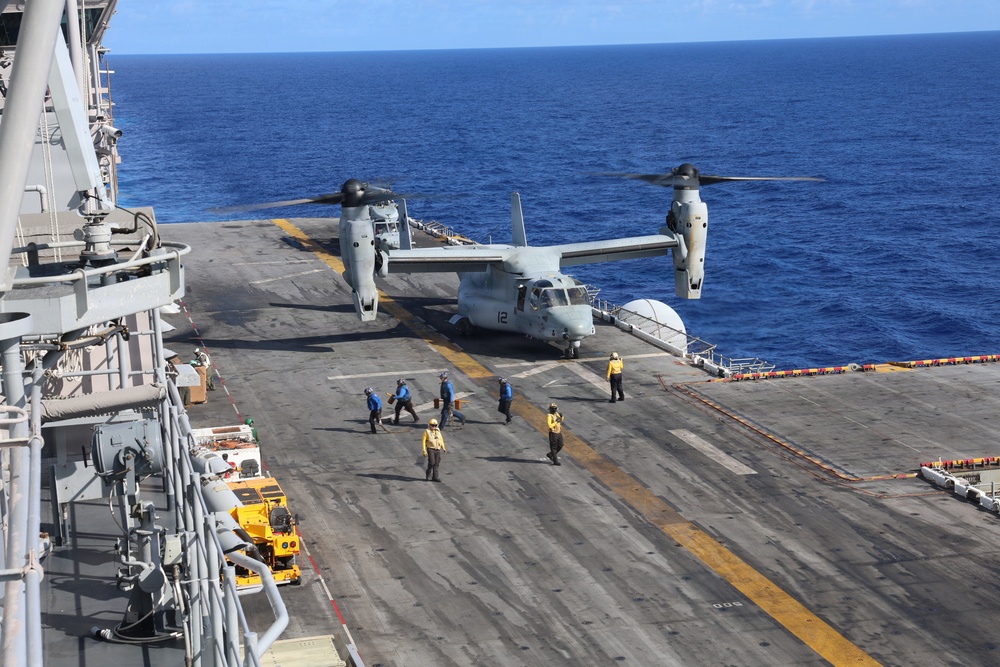USS Iwo Jima Flight Operations