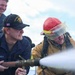 Emory S. Land conducts damage control training while underway