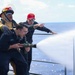 Emory S. Land conducts damage control training while underway