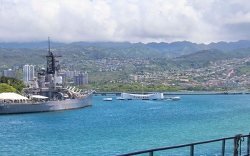 Emory S. Land Departs Joint Base Pearl Harbor-Hickam, May 2026