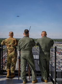 Preparing for a Flyover at Indianapolis Motor Speedway