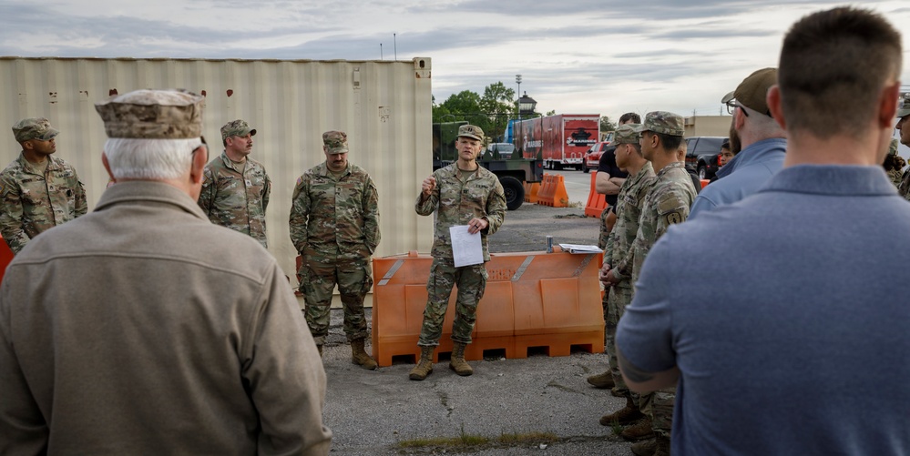 Preparation for a Convoy to the Indianapolis Motor Speedway
