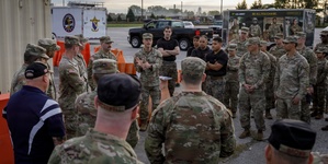 AFN Naples Radio News- 108th Military Police Company Redeployment And Coalition of the Willing