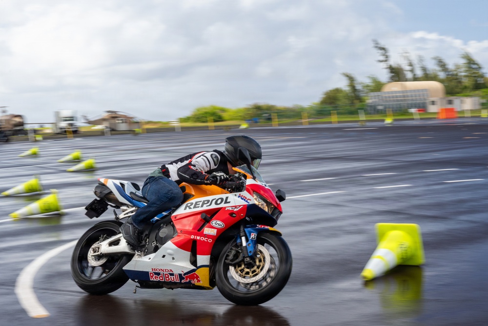 Marines Sharpen Skills in Motorcycle Safety Course at MCBH